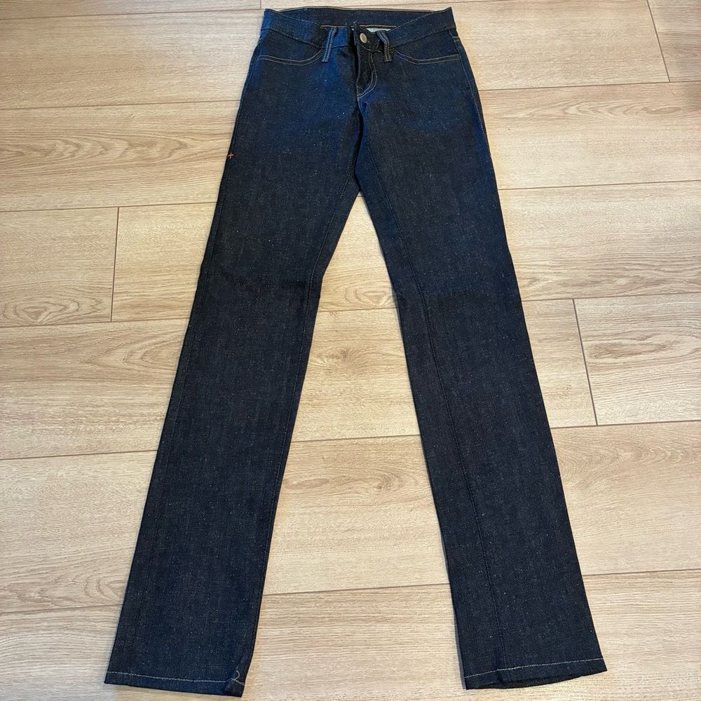 NEW Imogene + Willie High Waisted Straight Leg Jean Japanese Denim Size 23